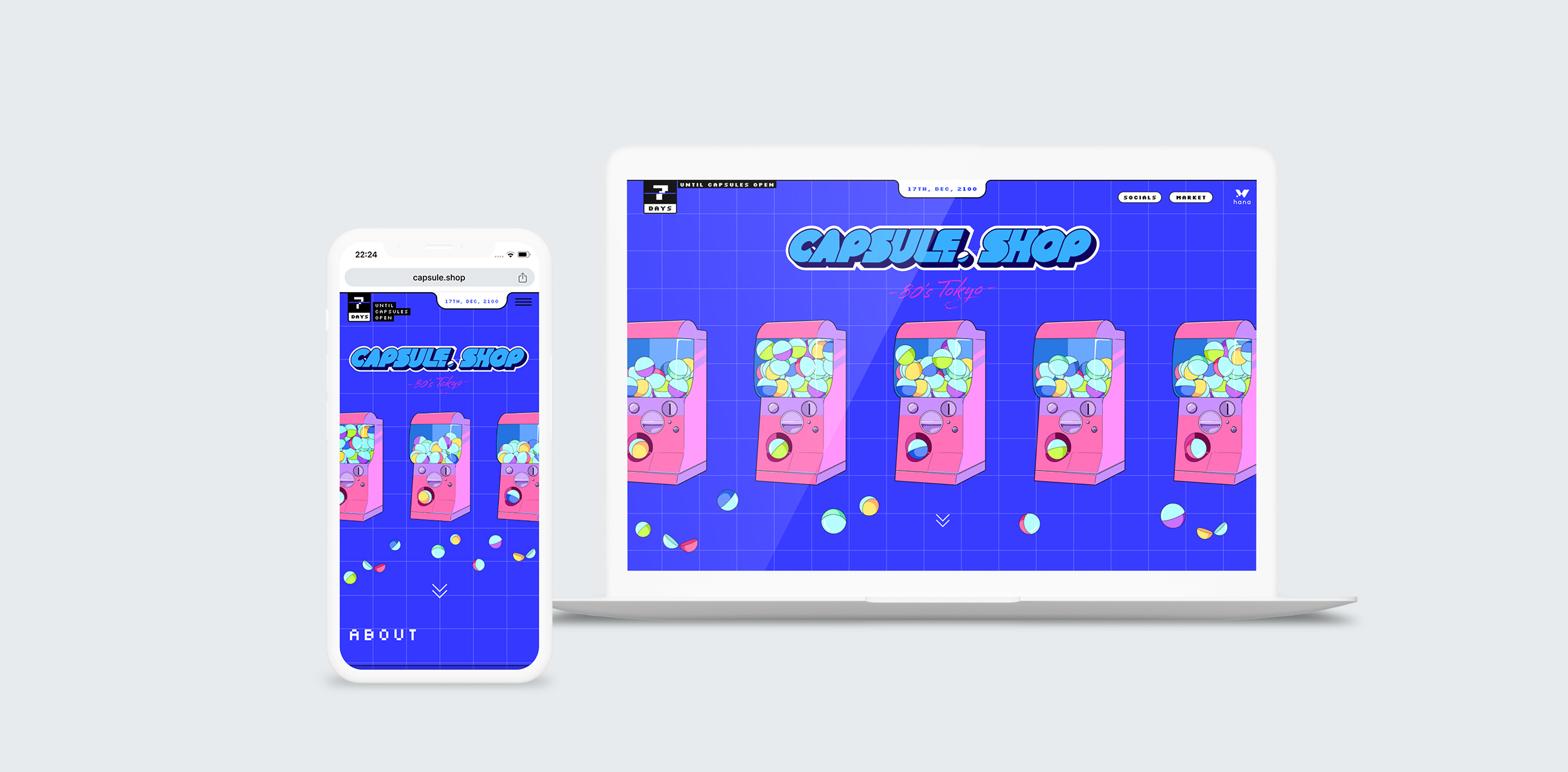 NFTアートプロジェクト"CAPSULE.SHOP"